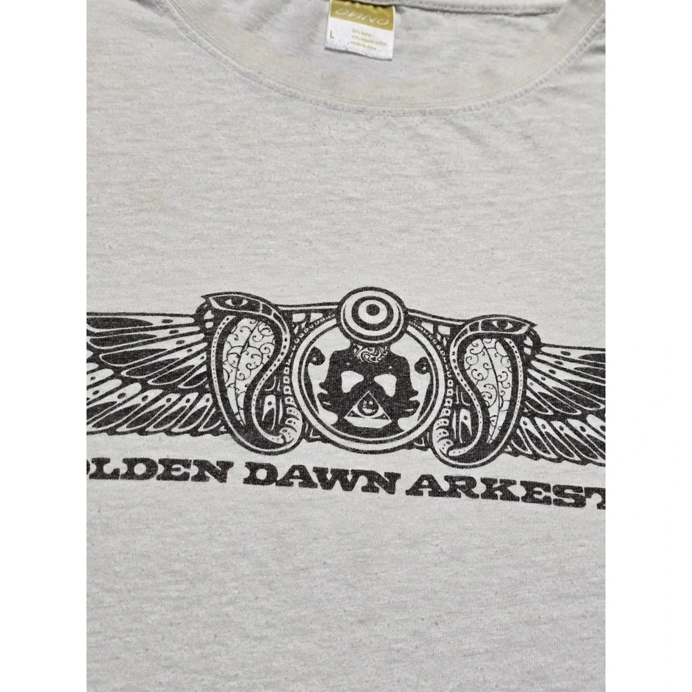 Golden Dawn Arkestra Band T-Shirt Avant-garde‎ Funkadelic Sun Ra Y2K Hemp Blend